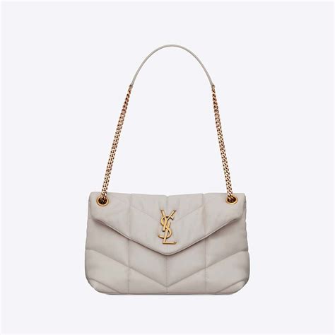 ysl white puffer bag|YSL puffer bag small.